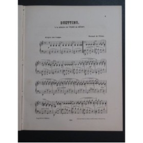 DE VILBAC Renaud Duettino Piano ca1880