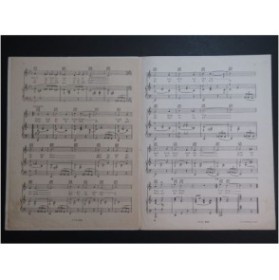 BROWN Nacio Herb Chanson Païenne Chant Piano 1930