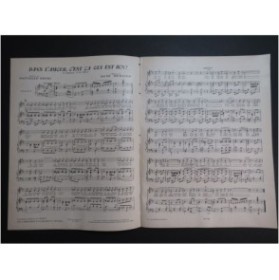 MERCIER René Dans l'amour c'est ça qui est bon ! Chant Piano 1923