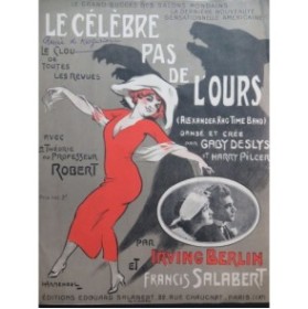 BERLIN Irving SALABERT Francis Le Célèbre Pas de l'Ours Danse Piano 1912