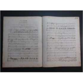BALOCHI Louis L'Amandier Romance Chant Piano ou Harpe ca1830