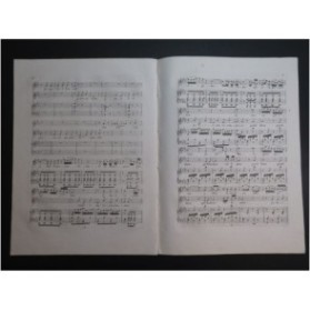 AUBER D. F. E. La Neige ou Le Nouvel Eginard No 9 Chant Harpe ou Piano ca1825