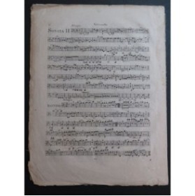 VIGUERIE Bernard Deux Sonates op 9 Violoncelle ca1800