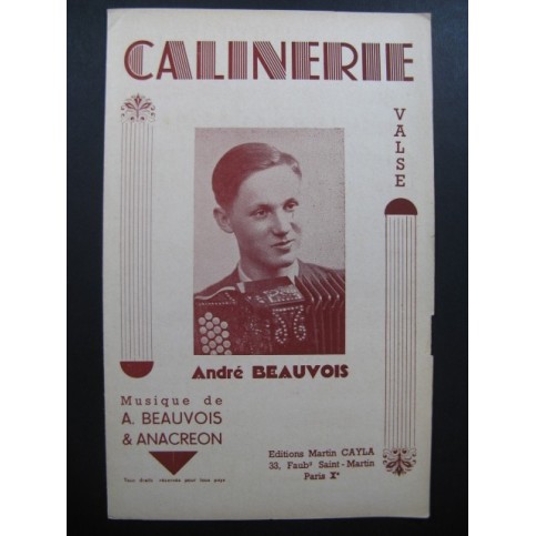 Calinerie André Beauvois Accordéon