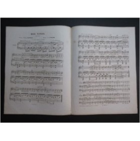 MASINI F. Deux Patries Chant Piano ca1850