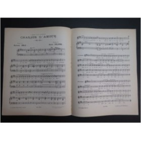 COLOMB André Chanson d'Amour Chant Piano ca1900