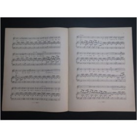 SAINT-SAËNS Camille L'Enlèvement Chant Piano ca1890