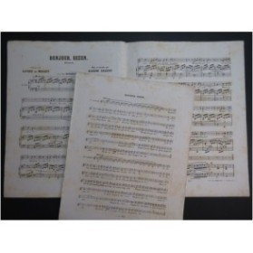 SAUZAY Eugène Bonjour Suzon Chant Piano ca1880