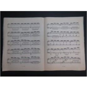 BACH J. S. Ouverture de la 28e Cantate d'église Piano ca1900
