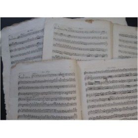 GOSSEC RIGEL Trois Symphonies Alto Basse Hautbois ca1780