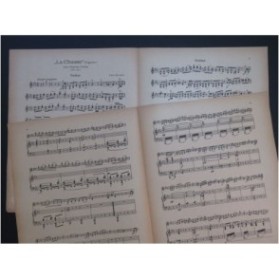 CARTIER Jean-Baptiste La Chasse Caprice Piano Violon 1911