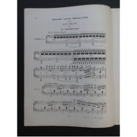 BURGMÜLLER Frédéric Grande Valse Brillante Juif Errant Piano XIXe