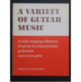 DUARTE John A Variety of Guitar Music Pièces Guitare 1973