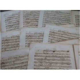 MÉHUL Symphonie No 1 Violons Basse ca1809