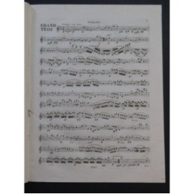 RIES Ferdinand Grand Trio op 2 Violon ca1820