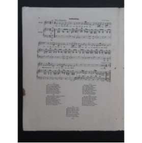 WEYSE Christoph Ernst Friedrich Romance og Ballade Chant Piano ca1850