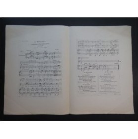 COTTRAU Guglielmo La Monacella Canzone Chant Piano ca1860