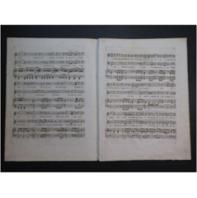 SPONTINI Gaspare Fernand Cortez No 2 Duo Chant Piano ou Harpe ca1810