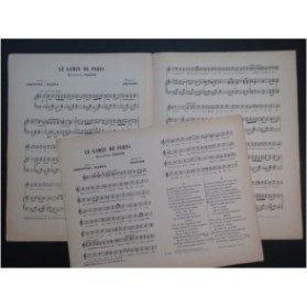 FRAGSON Harry Gamin de Paris Chant Piano 1911