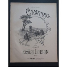 LOISON Ernest Campana Piano