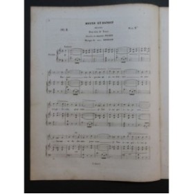 HENRION Paul Moine et Bandit Chant Piano 1845