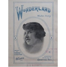 ROY Christine Wonderland Chant Piano ca1920
