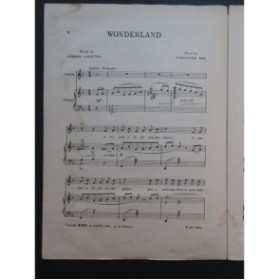 ROY Christine Wonderland Chant Piano ca1920