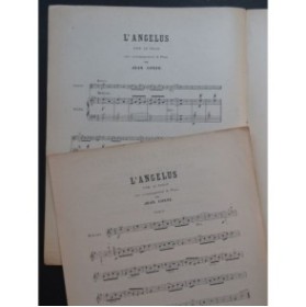 CONTE Jean L'Angelus Violon Piano ca1890