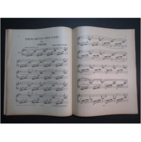 FAURÉ Gabriel Pièces Brèves Piano 1903