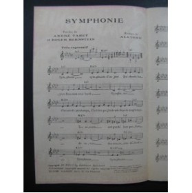 Symphonie Alstone chanson