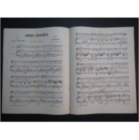 DUPRATO Jules Sonnet archaïque Chant Piano ca1880