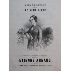 ARNAUD Étienne Les Yeux Bleus Chant Piano ca1845
