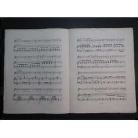 RUPÈS Georges Dernier Regret Chant Piano ca1882