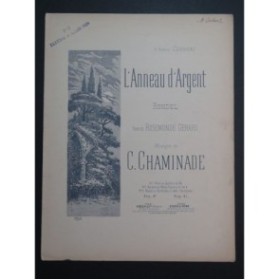 CHAMINADE Cécile L'Anneau d'Argent Chant Piano 1892