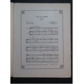 MONTECLAIR Pan et Syrinx Chant Piano ca1910
