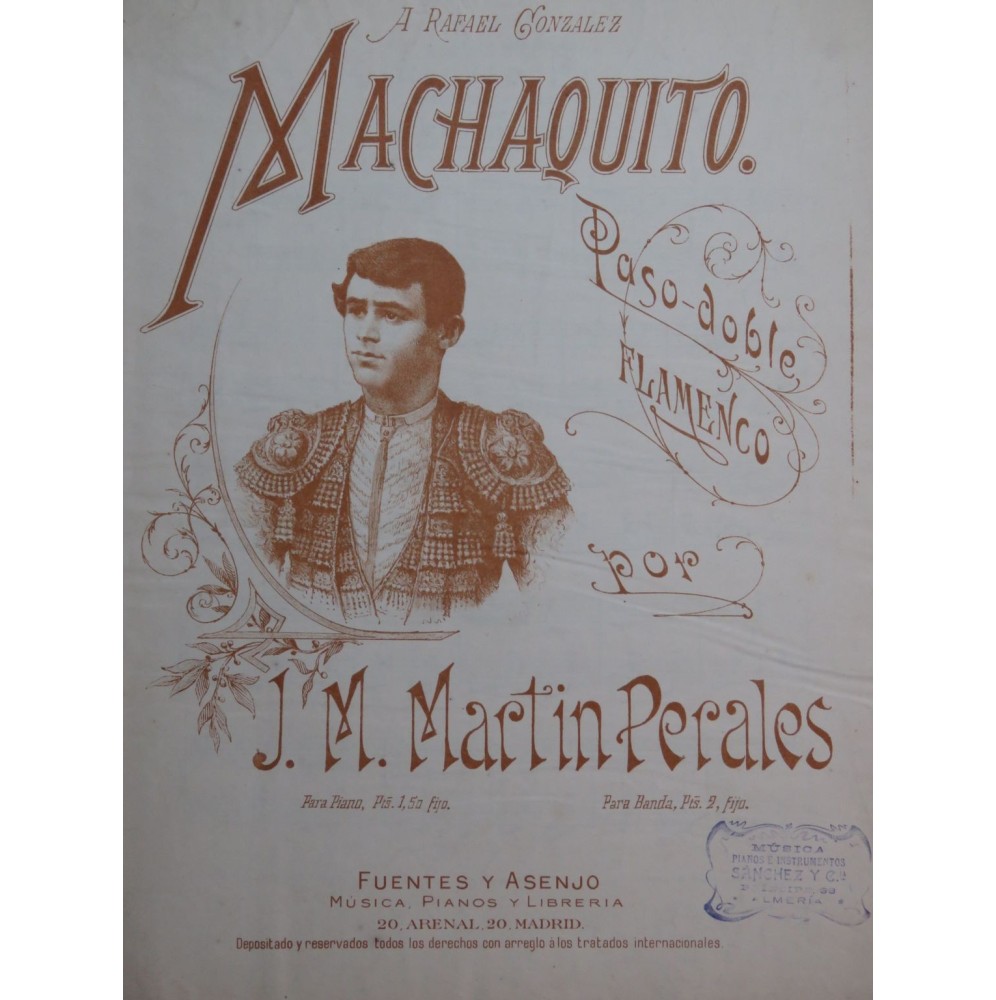 MARTIN PERALES Juan Manuel Machaquito Piano ca1910