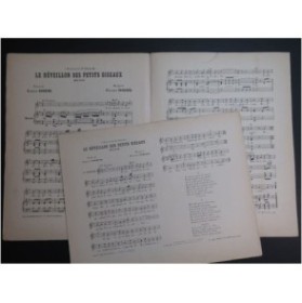 VARGUES Félicien Le Réveillon des Petits Oiseaux Chant Piano ca1890