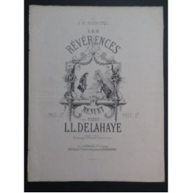 DELAHAYE L. L. Les Révérences Piano 1866