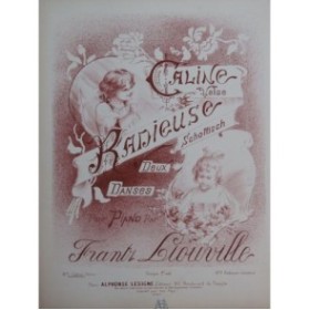 LIOUVILLE Frantz Câline Piano ca1900