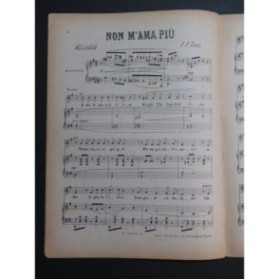 TOSTI F. Paolo Non M'Ama Più Chant Piano ca1874