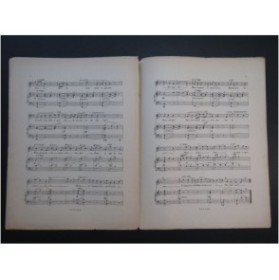 HOLMÈS Augusta Sérénade D'Automne Chant Piano ca1885