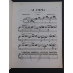 BOURGEOIS Émile Le Sylphe Piano ca1880
