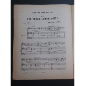 TINEL Edgar Bel Enfant, Souris-moi Chant Piano