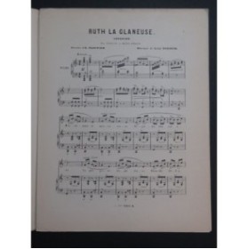 BORDÈSE Luigi Ruth La Glaneuse Chant Piano ca1895