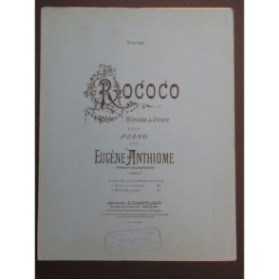 ANTHIOME Eugène Rococo Piano
