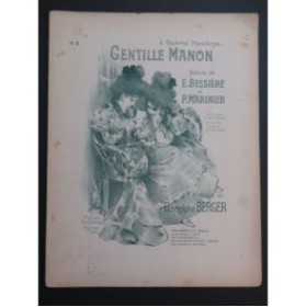 BERGER Rodolphe Gentille Manon Chant Piano
