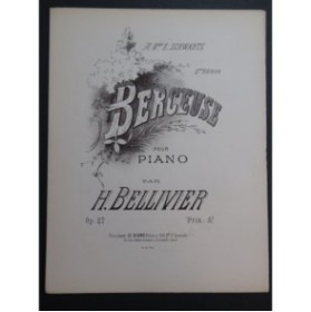 BELLIVIER H Berceuse Piano