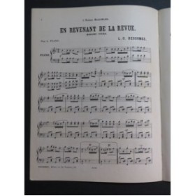 DESORMES L. C. En Revenant de la Revue Piano