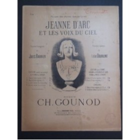 GOUNOD Charles Jeanne d'Arc et les voix du Ciel Chant Piano ca1895