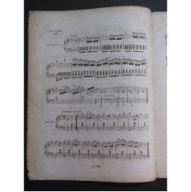 AULAGNIER A. Fantaisie Un Aventura di Scarramuccia Piano ca1840